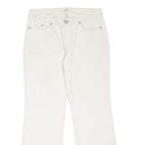 H.I.S Womens Jeans Cream Regular Bootcut W30 L29