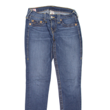 TRUE RELIGION Casey Womens Jeans Blue Slim Skinny Stone Wash W27 L29