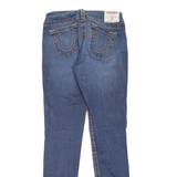 TRUE RELIGION Casey Womens Jeans Blue Slim Skinny Stone Wash W27 L29