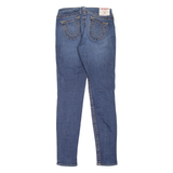 TRUE RELIGION Casey Womens Jeans Blue Slim Skinny Stone Wash W27 L29