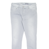 TOMMY HILFIGER Harlem Womens Jeans Grey Slim Skinny Stone Wash W33 L32