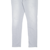 TOMMY HILFIGER Harlem Womens Jeans Grey Slim Skinny Stone Wash W33 L32
