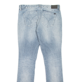 CALVIN KLEIN JEANS Distressed Womens Jeans Blue Slim Skinny Stone Wash W31 L32