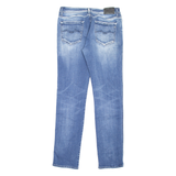 REPLAY Kelli Gray Womens Jeans Blue Slim Straight Stone Wash W30 L32