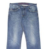 HILFIGER DENIM Woody Mens Jeans Blue Relaxed Skinny Stone Wash W36 L32