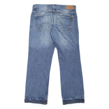HILFIGER DENIM Woody Mens Jeans Blue Relaxed Skinny Stone Wash W36 L32