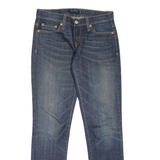 LEVI'S 513 Womens Jeans Blue Regular Boyfriend Stone Wash W28 L30