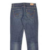 LEVI'S 513 Womens Jeans Blue Regular Boyfriend Stone Wash W28 L30