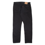 LEVI'S 521 02 Mens Jeans Black Regular Straight W37 L34