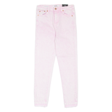 DIESEL High Rise Womens Jeans Pink Slim Skinny Acid Wash W28 L26