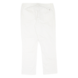 TOMMY HILFIGER Crop Womens Jeans White Slim Straight W30 L26