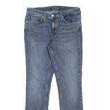 CALVIN KLEIN JEANS Womens Jeans Blue Slim Skinny Stone Wash W28 L30