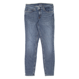 CALVIN KLEIN JEANS Womens Jeans Blue Slim Skinny Stone Wash W28 L30