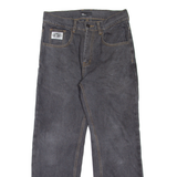 BLUE TOMATO Mens Jeans Grey Regular Straight W28 L28