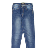 DIESEL High Waist Womens Jeans Blue Slim Skinny Stone Wash W27 L30