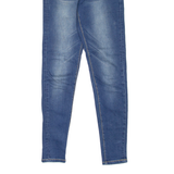 DIESEL High Waist Womens Jeans Blue Slim Skinny Stone Wash W27 L30