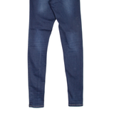 DIESEL High Waist Womens Jeans Blue Slim Skinny Stone Wash W24 L32