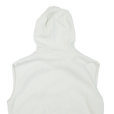 NIKE Womens Track Gilet White Hooded L