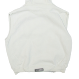 NIKE Womens Track Gilet White Hooded L
