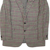 Mens Blazer Jacket Grey Houndstooth XL