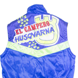 JOPA El Campero Husqvarna Mens Track Gilet Blue Crazy Pattern M