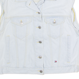 TOMMY JEANS Womens Denim Waistcoat Blue XS