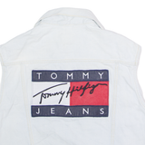 TOMMY JEANS Womens Denim Waistcoat Blue XS