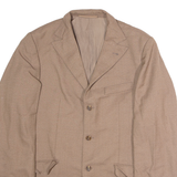 GRANICHER Mens Blazer Jacket Beige Wool S