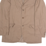 GRANICHER Mens Blazer Jacket Beige Wool S