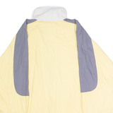 RODEO Mens Windbreaker Jacket Yellow 90s Colourblock L