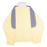 RODEO Mens Windbreaker Jacket Yellow 90s Colourblock L