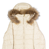 PAUL & SHARK Womens Puffer Coat Gold Hooded L