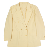LINEA Womens Blazer Jacket Yellow UK 16