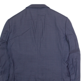 BURBERRY Mens Blazer Jacket Blue Wool M