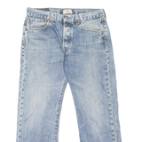 LEVI'S 501 Jeans Mens Blue Regular Straight Stone Wash W32 L26