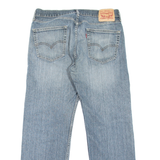LEVI'S 505 Jeans Mens Blue Regular Straight Stone Wash W34 L29
