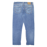LEVI'S 508 Jeans Mens Blue Regular Tapered Stone Wash W34 L26