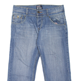 DIESEL Hudson Mens Jeans Blue Relaxed Straight Stone Wash W36 L25