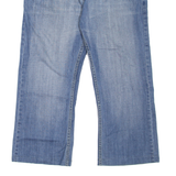 DIESEL Hudson Mens Jeans Blue Relaxed Straight Stone Wash W36 L25