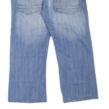 DIESEL Hudson Mens Jeans Blue Relaxed Straight Stone Wash W36 L25