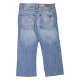 DIESEL Hudson Mens Jeans Blue Relaxed Straight Stone Wash W36 L25