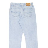 LEVI'S Altered Distressed Mens Jeans Blue Slim Tapered Stone Wash W31 L31