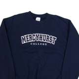 GILDAN Mercuhurst College Mens Sweatshirt Blue USA M
