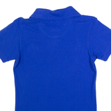 CREW CLOTHING Womens Polo Shirt Blue UK 10