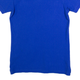 CREW CLOTHING Womens Polo Shirt Blue UK 10