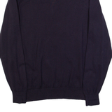 LAMBRETTA Mens Polo Shirt Blue Long Sleeve M