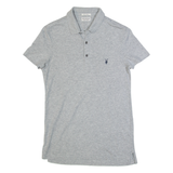 ALL SAINTS Mens Polo Shirt Grey XS