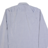 HUGO BOSS Slim Fit Mens Plain Shirt Blue Long Sleeve M