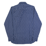 TED BAKER Mens Shirt Blue Spotted Long Sleeve M