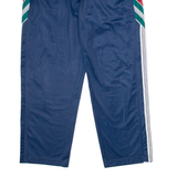 Mens Track Pants Blue Straight 2XL W34 L29